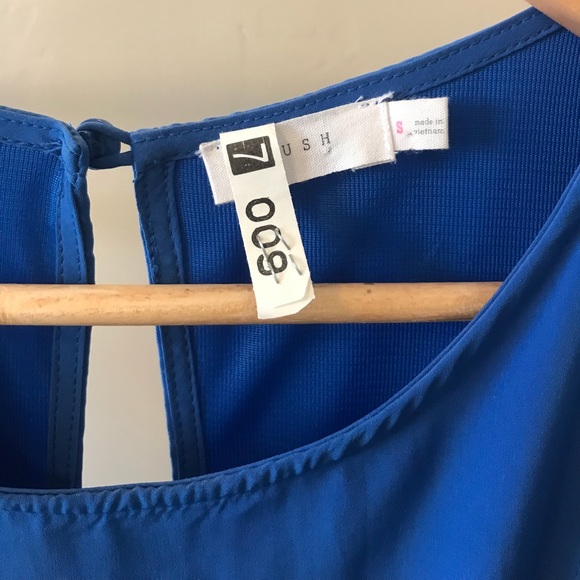 LUSH Royal Blue Dress - Picture 3 of 5